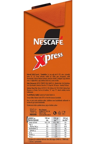 Nescafé Xpress Original Soğuk Kahve 1lx6 Hazır