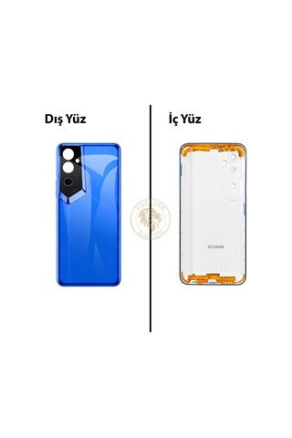 Tecno Pova Neo 2 Mavi Uyumlu Lensli Arka Kapak Arka Cam Batarya Pil Kapağı Lazer Kesim Back Cover Diğer
