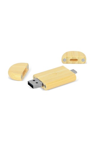 Tedzin Bambu Otg Usb Bellek 64 Gb Ahşap