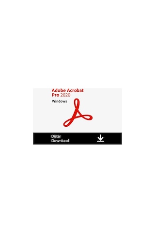 Adobe Acrobat Pro Dc Dijital Lisans - 2020 Windows