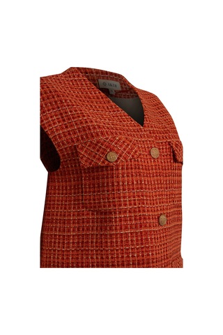Aker 23aw09038111 Küçük Beden Yelek 23aw09038111 124 Taba Taba