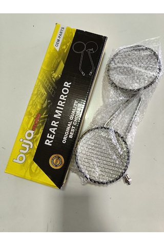 Buja Yuvarlak Motosiklet Aynası 10mm