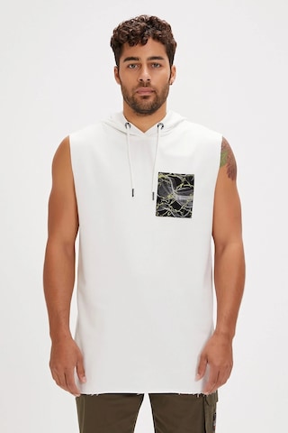 Bad Bear Bolt Beyaz Erkek Hoodie Sweatshirt Siyah