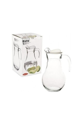 Paşabahçe 43934 Bistro Şeffaf Kapak Sürahi 1800 CC