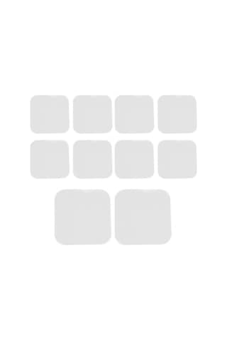 50 Adet 3x3 Cm Çift Taraflı Yapışkan Kare Bant