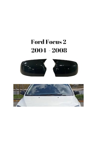 Ford Focus 2 2004 2005 2006 2007 2008 Uyumlu Araca Özel Yarasa Batman Piano Black Ayna Kapağı Takımı