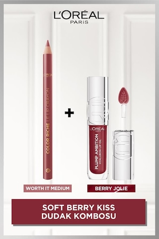Soft Berry Kiss Lips Dudak Kombosu Color Riche Dudak Kalemi 635+plump Ambition Dudak Parlatıcısı 490 pktddkparlklm4-10752 Diğer