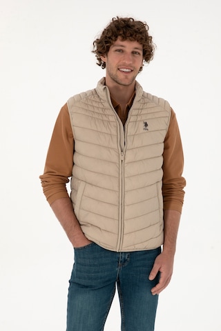 U.s. Polo Assn. Erkek Koyu Bej Yelek Dokuma 50312012-vr088 Koyu Bej