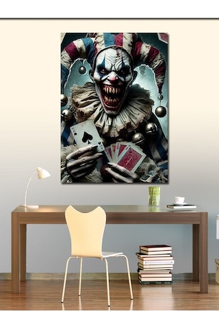 Kanvas Tablo Palyaço Joker 50cmx70cm