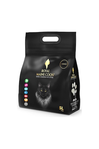 Royal Maine Coon Lavanta Kokulu Perlit Kedi Kumu 5 L