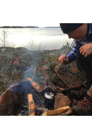 Nurgaz Campout Ateş Körükleme Çubuğu Metal