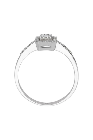 Sirius F Renk 0,20 Karat Baget Pırlanta Yüzük 0817R0266