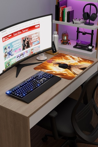 Fairy Tail Anime V1 - 48x40 Xl Gaming Kauçuk Kaymaz Taban Mouse Pad Fare Altlığı