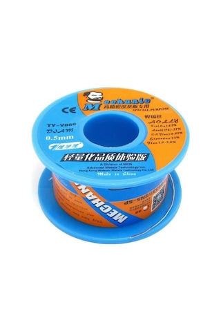 Mechanic Lehim Teli %63 Sn %37 Pb %3-1 Flux 0.5mm