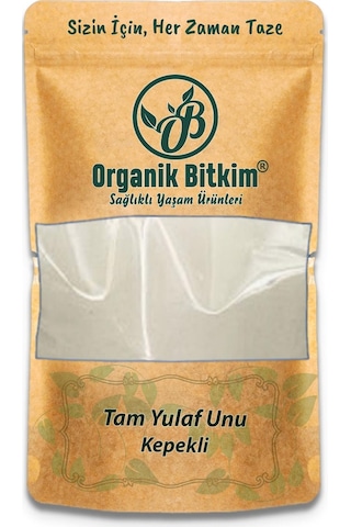 Organik Bitkim Tam Yulaf Unu Kepekli 1400 G
