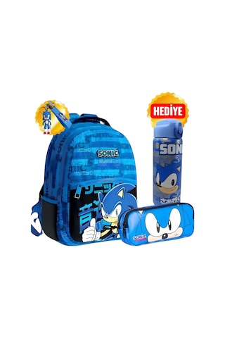Boom Okul Çantası , Kalem Çantası - Sonic Çelik Matara 500 Ml MAvi