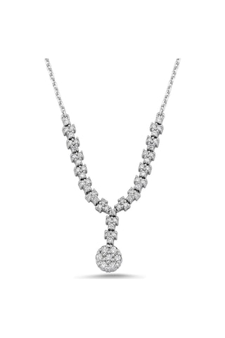 0,47 Karat Pırlantalı Kolye