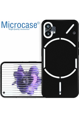 Nothing Phone 1 Elektrocase Serisi Silikon Kılıf - Siyah Al3340