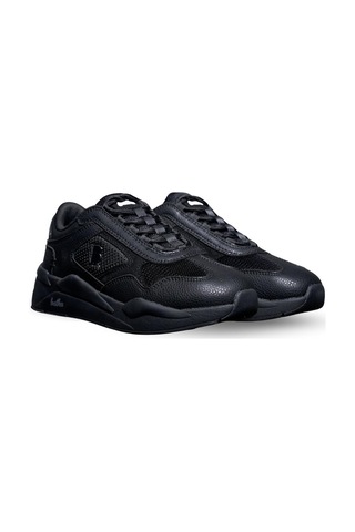 Bathu 10/43 Erkek Deri Sneaker - Sıyah Sıyah Siyah