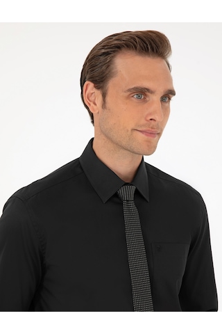 Pierre Cardin Erkek Siyah Gömlek Basic 50292536-vr046 Siyah