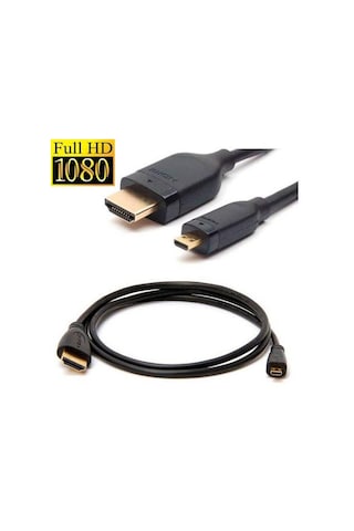 Micro Hdmı To Hdmı 5 Metre 1080p Fullhd Kablo 5 M