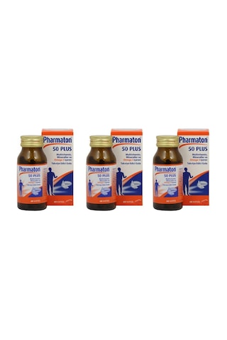 Pharmaton 50 Plus 60 Kapsül 3 Adet