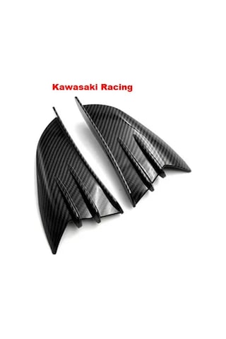 Kawasaki Z300 Z250 Z650 Z750 Z800 Z900 Z900rs Z900se Z1000 Z1000sx Panigale Kanat Karbon Desenli Siyah-karbon Motoparax Renk : Siyah - Karbon