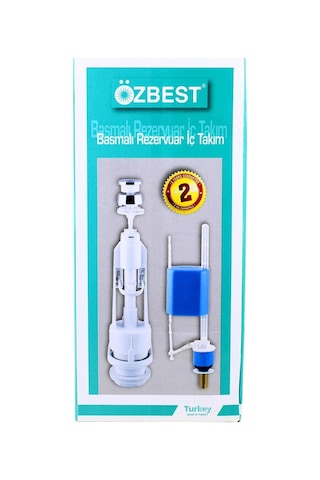 Özbest Su Tasarruflu Basmalı Klozet Rezervuar İç Takımı - Uyumlu Ve Dayanıklı Bayi Depom Diğer