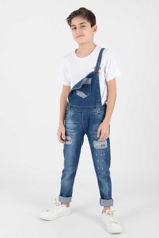 Ahengim Ahenk Kids Erkek Çocuk Yırtmaç Bahçıvan Tulum İndigo