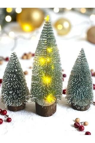 1 Adet 20 Cm Kendinden Gün Işıklı + 2 Adet 15 Cm Yılbaşı Çam Ağacı Diğer