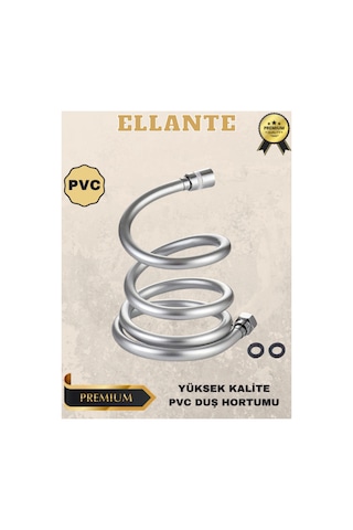 Pvc Banyo Duş Hortumu Yüksek Kalite Kopmaz Armatür Ve Duş Başlığı Için Spiral Hortum Universal 150cm Çok Renkli