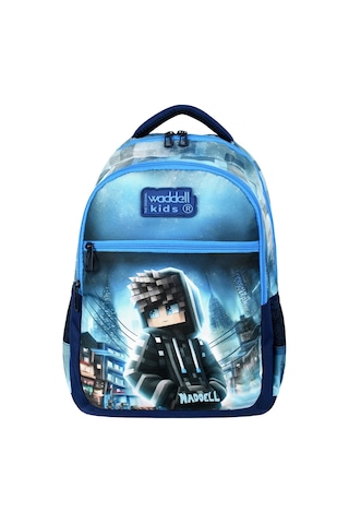 Waddell Robloks Temalı İlkokul Sırt Çantası,beslenme Çantası Ve Kalemlik,ilköğretim Sırt Çantası Set