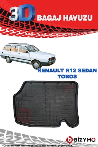 Renault R12 Sedan Toros 3D Bagaj Havuzu Bizymo Renault R12 Sedan Toros 3D Bagaj Havuzu Bizymo