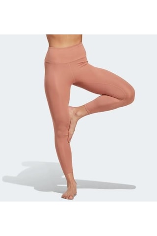 adidas YO EES 78 TG Kadın Spor Taytı IC8310 Kahverengi