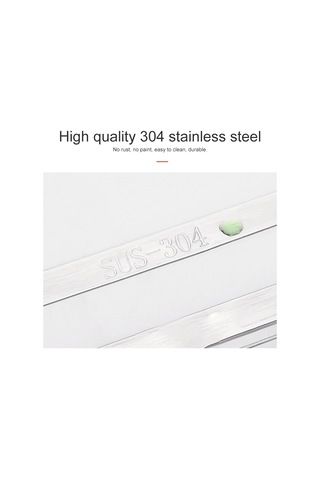 Sones 304 Paslanmaz Çelik Duvara Monte Mutfak Rafı Asılı Baharatlık Diğer