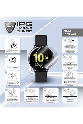 Huawei Watch Buds Akıllı Saat ile uyumlu IPG Ekran Koruyucu (2 Adet)