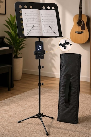 Lastvoice Nt-106 Nota Sehpası Makaslı ( Taşıma Çantalı )