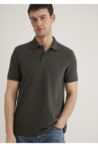 Mavi - Antrasit Polo Tişört 064946-71587 Antrasit