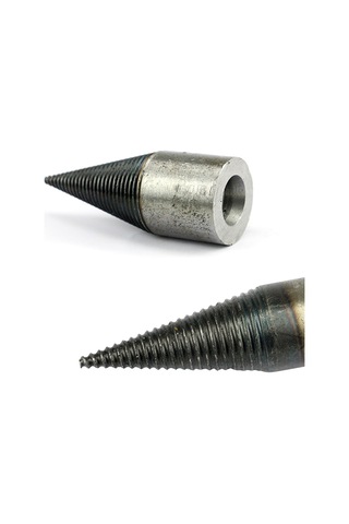 Moveevo Ev, Kamp, Çiftlik İçin Elektrikli Matkap Uyumlu Odun Bölme Aleti - 30mm Yuvarlak Saplı Dayanıklı Çelik