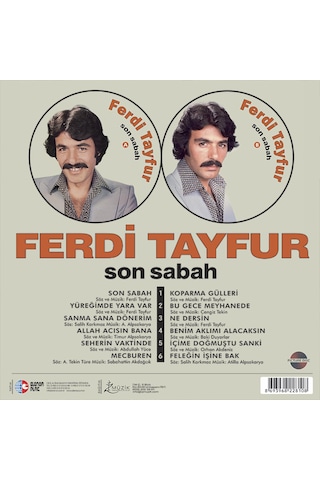 Ferdi Tayfur - Son Sabah Picture Plak