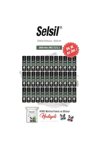 Selsil 36 Al 30 Öde Etiket Sökücü, 200 Ml Ve Rosie Pamuk