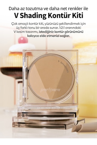 Doğal Görünüm Sunan 3 Lü Kontür Kiti Perıpera V Shading 001 Natural Brown