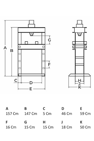 15 Ton Manuel Hidrolik Pres Gpt117