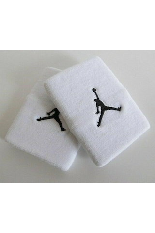 Nike Jordan Jumpmans Wristbands Havlu El Bilekliği Beyaz 101.Os Beyaz