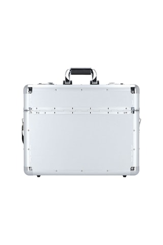 Alumaxx 47 Cm Alüminyum Evrak Çantası, Askılı Ve Organizerli Gri