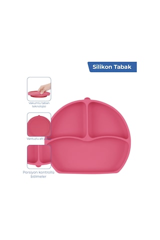 Babyjem 917 Silikon Beslenme Seti Silikon Kaşık Hediyeli