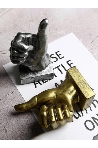 Yasenin İç Mekan Ve Ev Dekoru İçin Altın Rengi Dekoratif Figürler 187034386