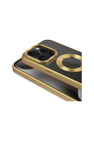 Apple Uyumlu iPhone 15 Pro Max Tek Kamera Çerçeveli Logo Gösteren Csm Zore Omega Kılıf lila