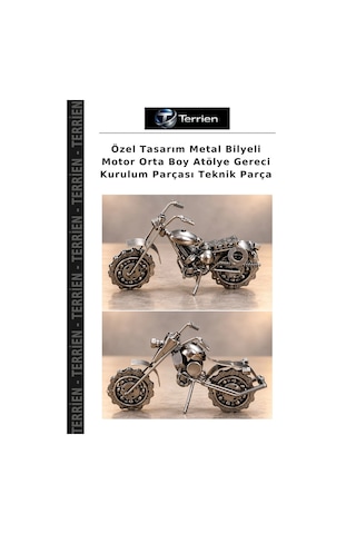 Özel Tasarım Metal Bilyeli Motor Orta Boy Atölye Gereci Kurulum Parçası Teknik Parça