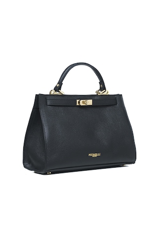 Postacı Çantası Kadın Laıne M Piumelli Milano Bag D28 Black Siyah